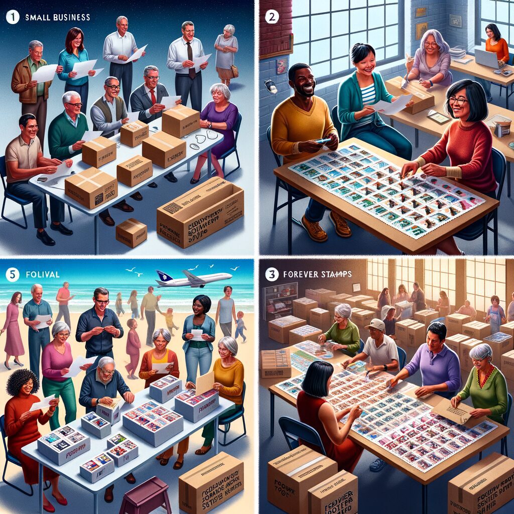 stamp collecting activity