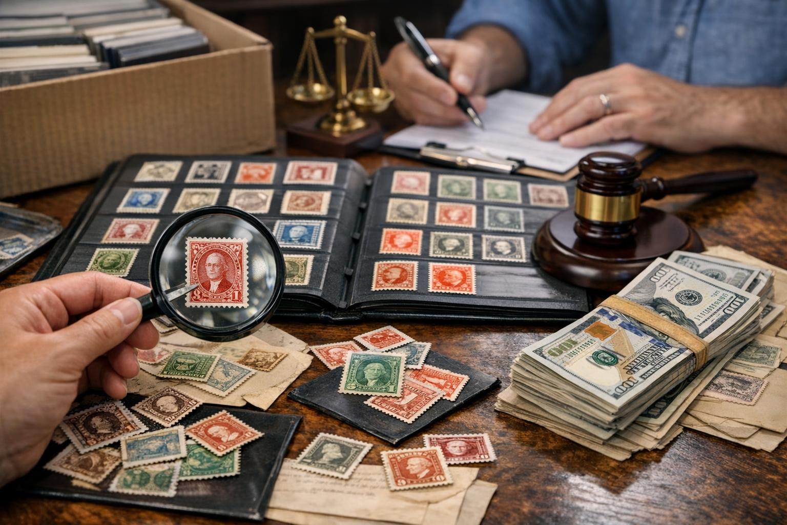 best way to sell a stamp collection