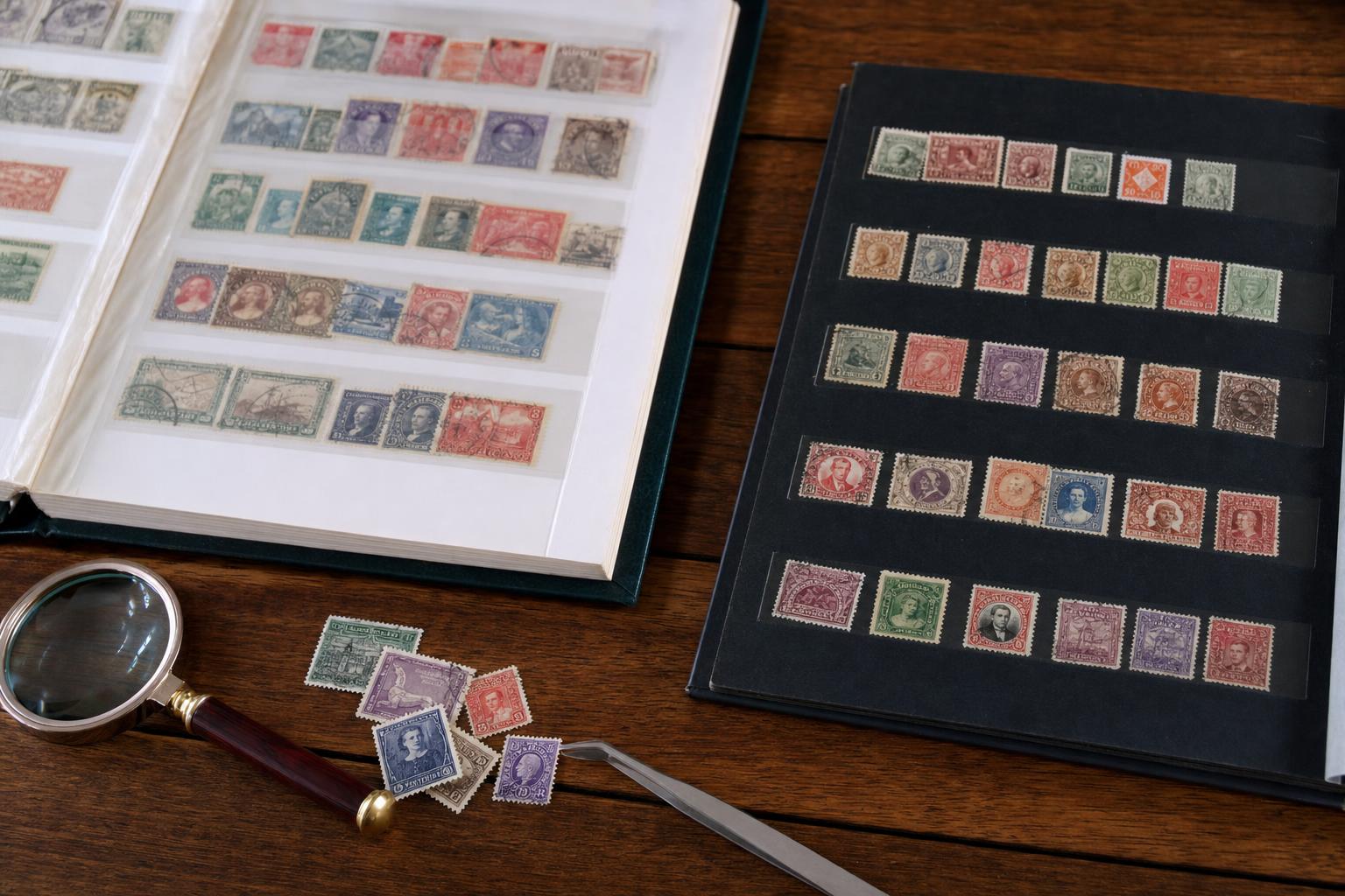 stamp album vs stock book for beginners