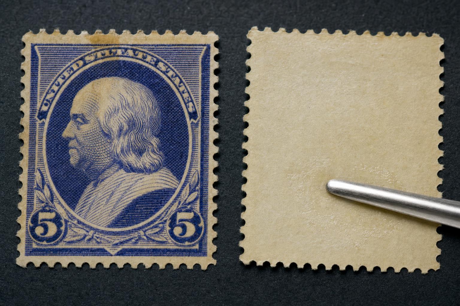 regumming on stamps